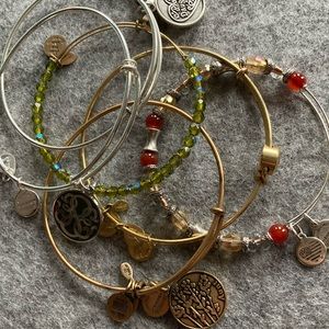 Alex and Ani Bracelets (set of 6)